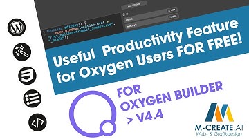 Admin shortcut buttons for Oxygen Builder