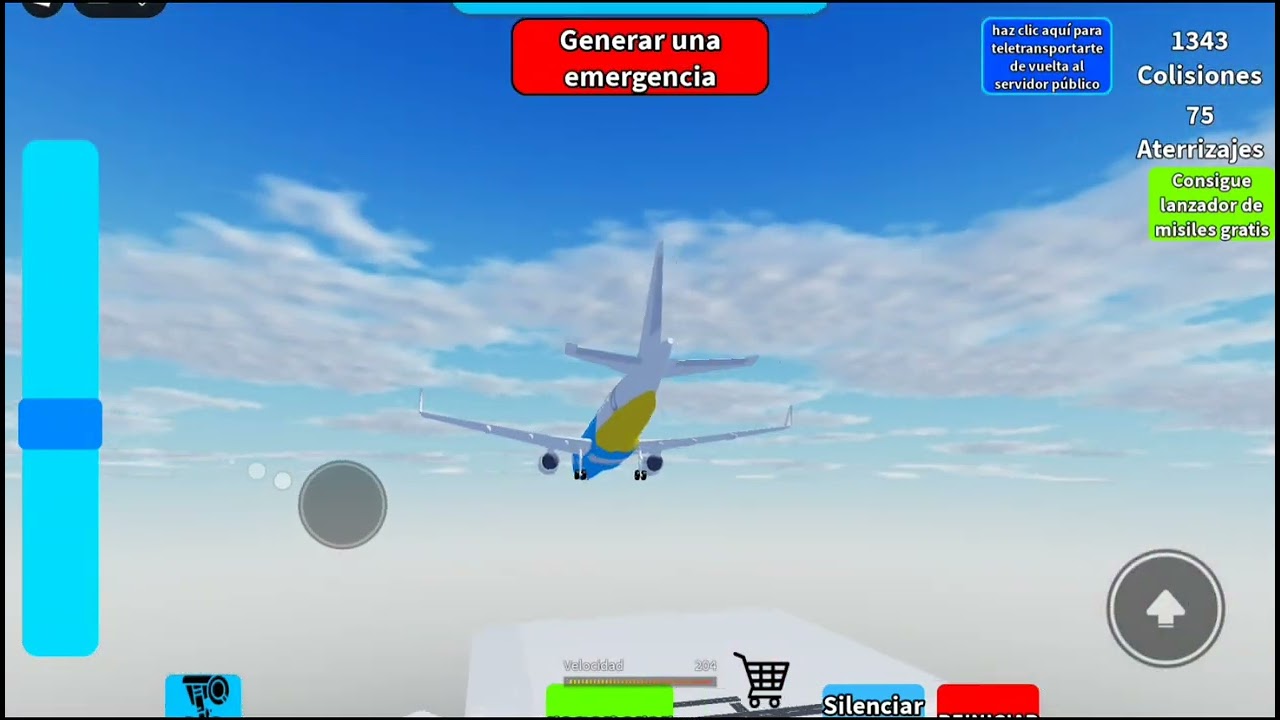 Jugando a Crash or land(roblox)