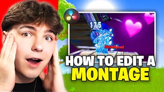 How to Edit INSANE Fortnite Montages for FREE! | Davinci Resolve Tutorial (2024)