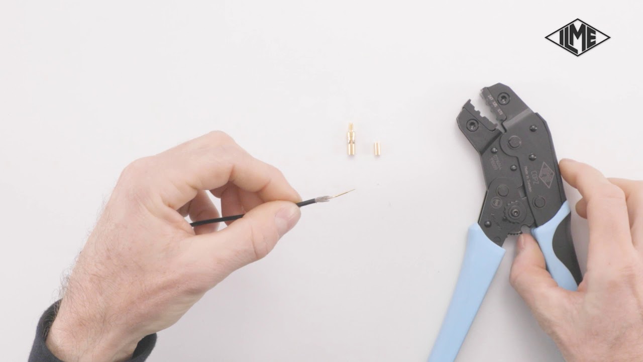 ILME crimp coaxial contacts tutorial YouTube