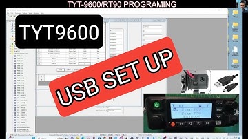 TYT-9600/RT90 USB CONNECTION