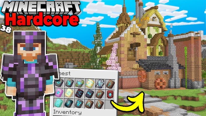 Finding ARMOR TRIMS in Minecraft 1.20 HARDCORE Survival Let's Play