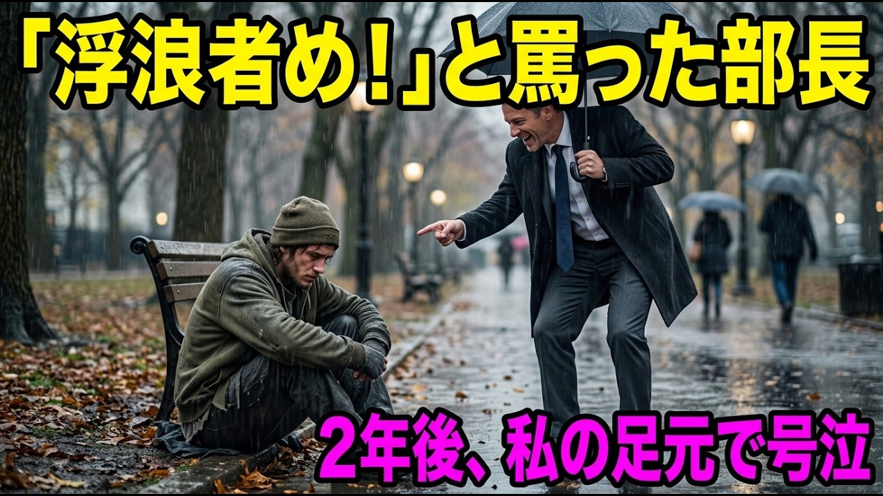 【感動】公園の浮浪者が地面に引いた「一本の線」。それが日本の教育を変える奇跡の始まりだった。