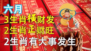 3生肖橫財發2生肖正財旺2生肖有大事發生12生肖6月份運勢吉凶預報【佛語】#風水#佛教#運勢#生肖