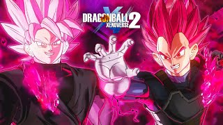 NEW Goku Black \& Vegeta (Ultra Supervillain) Gameplay DLC | Dragon Ball Xenoverse 2 Future Saga