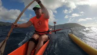 30 knot wind gusts = fun downwind run