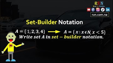Sets | lesson 4 | Set Builder Notation | Example walkthrough
