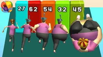 Fat pusher MAX LEVEL !!!! gameplay walkthrough ( android / ios )