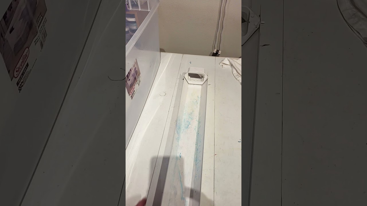 Gravity Ice Dye Setup 