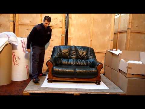 Export Wrapping a Settee