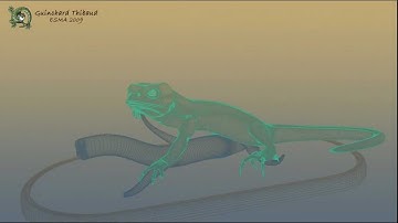 Lezard en 3d