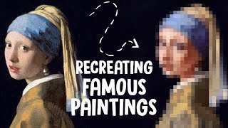 Recreating FAMOUS PAINTINGS! (An attempt was made)