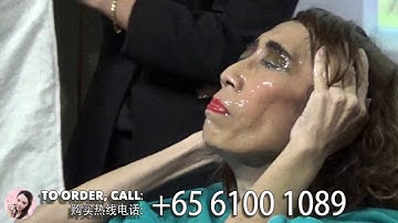 R3R DUO R Cleanser removes makeup on Artiste Abigail Chay in 1 minute (2017)