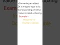 unboxing| Java | Telugu #javaee