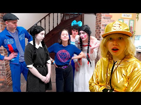 УЭНСДЭЙ ХОЧЕТ ВЫГНАТЬ ЗОЛОТАРЁВУ ИЗ АКАДЕМИИ! ЕЩЁ БОГАТЫЕ ШКОЛЬНИКИ? - АКАДЕМИЯ МОНСТРОВ #15