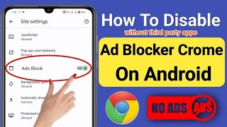 How To Disable Ad Blocker In Google Chrome On Android 2023 | Mobile add kaise band kare Urdu Hindi screenshot 3