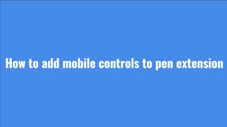 How to add mobile controls to the pen extension on scratch, introduction to music extension(part 1)