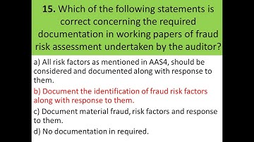 QUESTIONS AND ANSWERS ON AUDITING