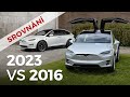 Srovnání Tesla Model X 2016 a Tesla Model X 2023 - Jaký je rozdíl po sedmi letech? | TESLACEK.TV