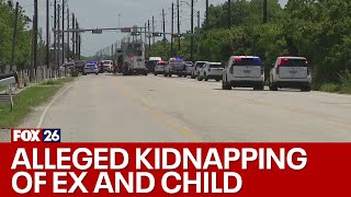 Harris County man allegedly kidnapped ex, his child then lead deputies on highspeed chase