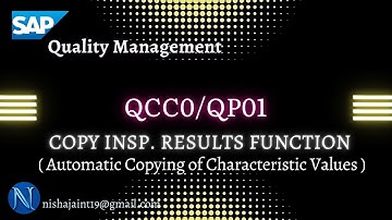 SAP QM Configuration: Copy Inspection Results from Previous Inspection Lot in SAP Quality Management