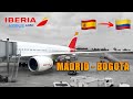 Iberia madrid to bogota premium economy flight report  105