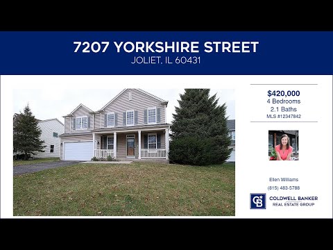 7207 YORKSHIRE Street, Joliet, IL home video tour
