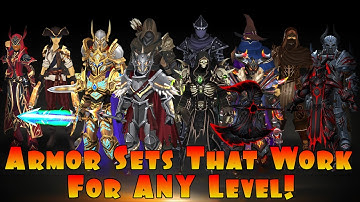 These Armor Sets Work For EVERY Level! AdventureQuest 3D