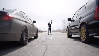 Реванш BMW F30 2.0 Turbo 245л.с. VS Subaru Forester SG 2.5 250л.с. + бонус BMW 5 E28