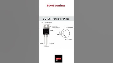 BU406 transistor pinout #akexperiment #electronic #pinout #npn #bu406 #transistor #406 #shorts