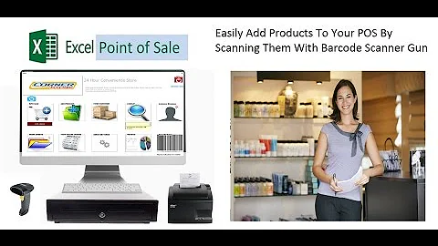 Excel Point Of Sale - Adding Products to Inventory Using Barcode Scanner Gun