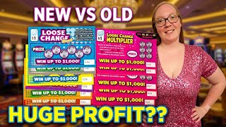 💥PROFIT💥 NEW vs. OLD Loose Change! Which $1 Ticket Wins! Illinois lottery 