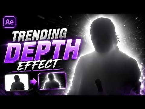 How to Make Viral Depth Map Effect? After Effects Easy Tutorial ⚡️