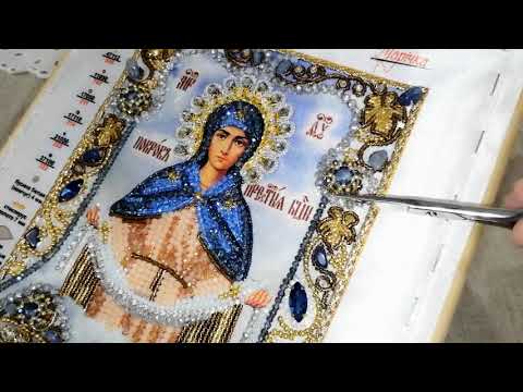 ГОТОВА ИКОНА ПОКРОВ ПРЕСВЯТОЙ БОГОРОДИЦЫ . МОЯ АВТОРСКАЯ РАБОТА.