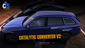 Catalytic Converter Theft Script  V2 for FiveM  | Free fivem script | clock studios