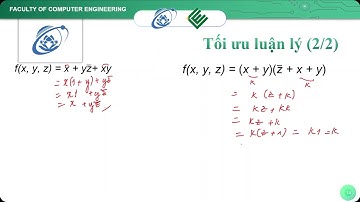 IT012 - Chương 3.6 - Tối ưu luận lý