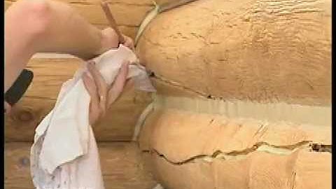 How To Caulk Milled or Chinkless Log Homes