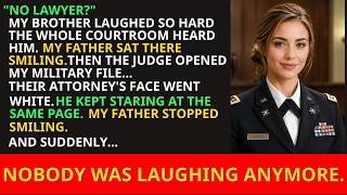 My Brother Laughed When I Walked Into Court Alone — Then His Lawyer Discovered My Military File