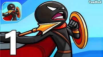 Stickman War Stick Fight Army - Gameplay Walkthrough Part 1 Tutorial Stick War Army Commander Legacy