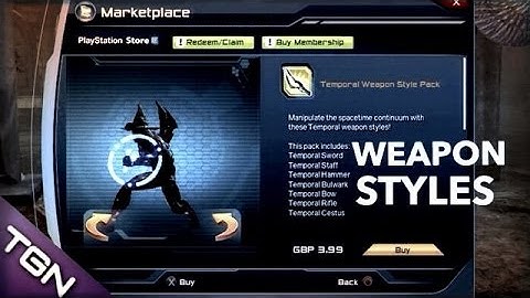 DCUO | Temporal Weapon Styles