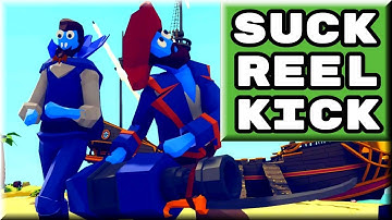 Suck+Reel+Kick! Vampire & Harpooner vs Every Unit(Almost) - TABS Spooky Faction Update🎃