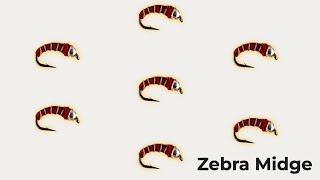 The Zebra Midge - The small fly that catches BIG TROUT!