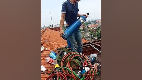 Video cận cảnh thay bloc điều hoà công nghiệp lớn tại Việt trì