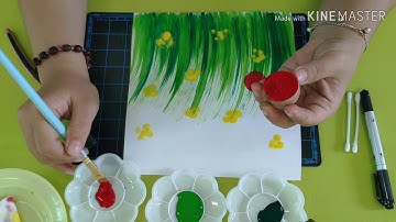 Vẽ tranh bằng các nguyên vật liệu mở/ GV Phạm Duy Duy, Trường Mầm non Thạnh Đức - Gò Dầu - Tây Ninh