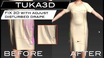 Adjust Disturbed Drape   TUKA3D 2021 Feature