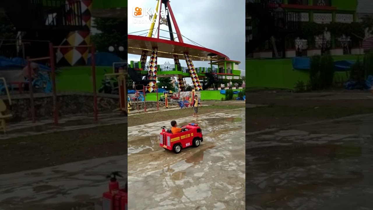 taman rest area#alunalun - YouTube