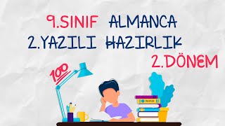 9.Sınıf Almanca | 2.Dönem 2. Yazılıya Hazırlık + Boş yazılı örneği