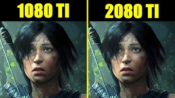 Shadow Of The Tomb Raider Ray Tracing On RTX 2080 TI Vs GTX 1080 TI Frame Rate Comparison