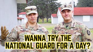 What's it like to be in the National Guard for a day?