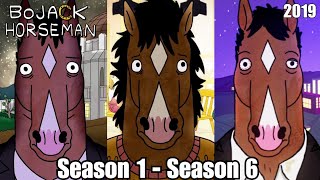 Every Bojack Horseman  Opening Season 6 intro included (2014 - 2019) + End Credits "Back in the 90s"